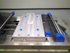 Used Repak (Reiser) Model RE20/4 FB420 Horizontal Form Fill Seal Thermoform Rollstock MAP Packager. 420mm web width, 380m useable Last used in Lunch Meat Food application, mainframe substantially con...