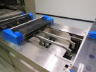 Used Repak (Reiser) Model RE20/4 FB420 Horizontal Form Fill Seal Thermoform Rollstock MAP Packager. 420mm web width, 380m useable Last used in Lunch Meat Food application, mainframe substantially con...
