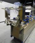 Used Repak (Reiser) Model RE20/4 FB420 Horizontal Form Fill Seal Thermoform Rollstock MAP Packager. 420mm web width, 380m useable Last used in Lunch Meat Food application, mainframe substantially con...