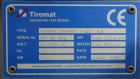 Used- Tiromat Model Compact M360 4.11 Horizontal Thermoformer