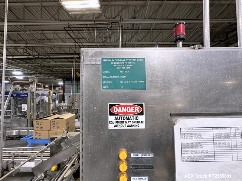 Used Combibloc (Sig) Model 112-32 Aseptic Brick Pack Cartoning Lines. The fillers are capable of running 125 ml, 150 ml, 200 ml or 250 ml cartons (with changeparts). Has Sig Beckhoff HMI with Siemens...