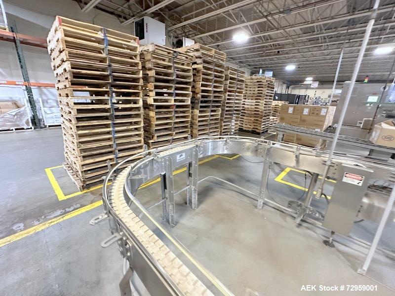 Used Combibloc (Sig) Model 112-32 Aseptic Brick Pack Cartoning Lines. The fillers are capable of running 125 ml, 150 ml, 200 ml or 250 ml cartons (with changeparts). Has Sig Beckhoff HMI with Siemens...