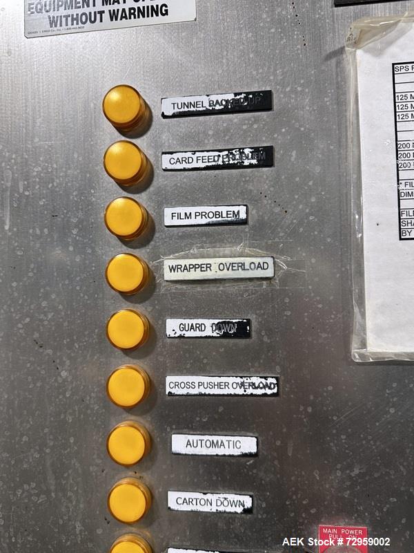 Used Combibloc (Sig) Model 112-32 Aseptic Brick Pack Cartoning Lines. The fillers are capable of running 125 ml, 150 ml, 200 ml or 250 ml cartons (with changeparts). Has Sig Beckhoff HMI with Siemens...