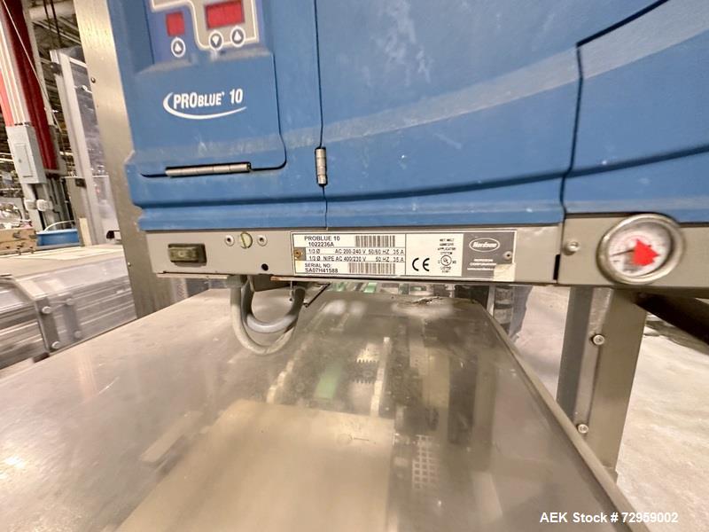 Used Combibloc (Sig) Model 112-32 Aseptic Brick Pack Cartoning Lines. The fillers are capable of running 125 ml, 150 ml, 200 ml or 250 ml cartons (with changeparts). Has Sig Beckhoff HMI with Siemens...