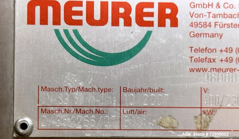 Used Combibloc (Sig) Model 112-32 Aseptic Brick Pack Cartoning Lines. The fillers are capable of running 125 ml, 150 ml, 200 ml or 250 ml cartons (with changeparts). Has Sig Beckhoff HMI with Siemens...