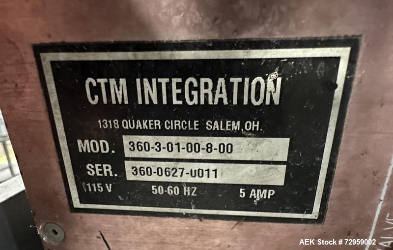 Used Combibloc (Sig) Model 112-32 Aseptic Brick Pack Cartoning Lines. The fillers are capable of running 125 ml, 150 ml, 200 ml or 250 ml cartons (with changeparts). Has Sig Beckhoff HMI with Siemens...