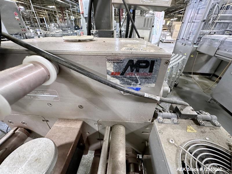 Used Combibloc (Sig) Model 112-32 Aseptic Brick Pack Cartoning Lines. The fillers are capable of running 125 ml, 150 ml, 200 ml or 250 ml cartons (with changeparts). Has Sig Beckhoff HMI with Siemens...