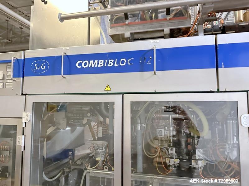 Used Combibloc (Sig) Model 112-32 Aseptic Brick Pack Cartoning Lines. The fillers are capable of running 125 ml, 150 ml, 200 ml or 250 ml cartons (with changeparts). Has Sig Beckhoff HMI with Siemens...