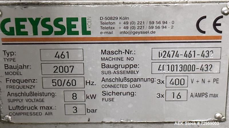 Used Combibloc (Sig) Model 112-32 Aseptic Brick Pack Cartoning Lines. The fillers are capable of running 125 ml, 150 ml, 200 ml or 250 ml cartons (with changeparts). Has Sig Beckhoff HMI with Siemens...