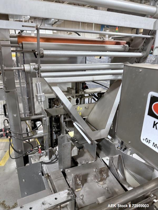 Used Combibloc (Sig) Model 112-32 Aseptic Brick Pack Cartoning Lines. The fillers are capable of running 125 ml, 150 ml, 200 ml or 250 ml cartons (with changeparts). Has Sig Beckhoff HMI with Siemens...