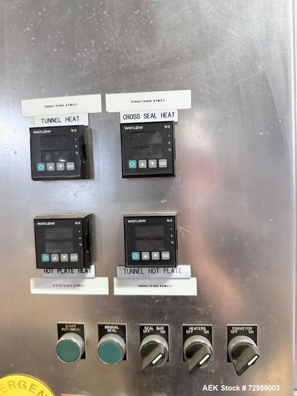 Used Combibloc (Sig) Model 112-32 Aseptic Brick Pack Cartoning Lines. The fillers are capable of running 125 ml, 150 ml, 200 ml or 250 ml cartons (with changeparts). Has Sig Beckhoff HMI with Siemens...