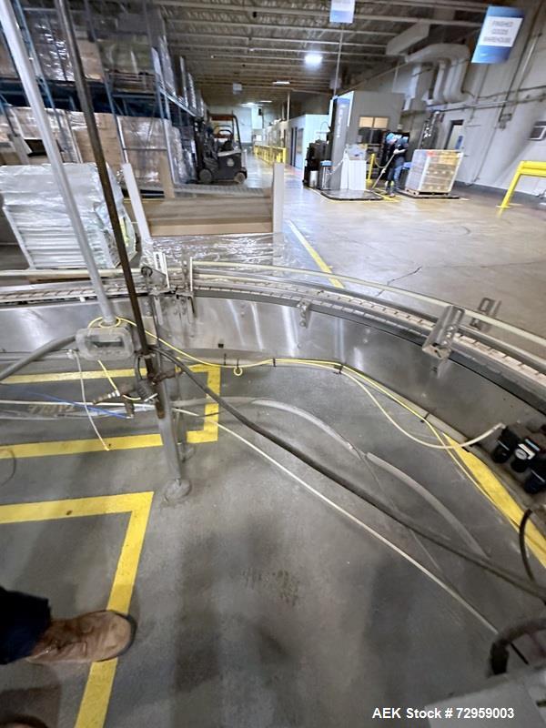 Used Combibloc (Sig) Model 112-32 Aseptic Brick Pack Cartoning Lines. The fillers are capable of running 125 ml, 150 ml, 200 ml or 250 ml cartons (with changeparts). Has Sig Beckhoff HMI with Siemens...