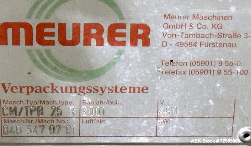 Used Combibloc (Sig) Model 112-32 Aseptic Brick Pack Cartoning Lines. The fillers are capable of running 125 ml, 150 ml, 200 ml or 250 ml cartons (with changeparts). Has Sig Beckhoff HMI with Siemens...