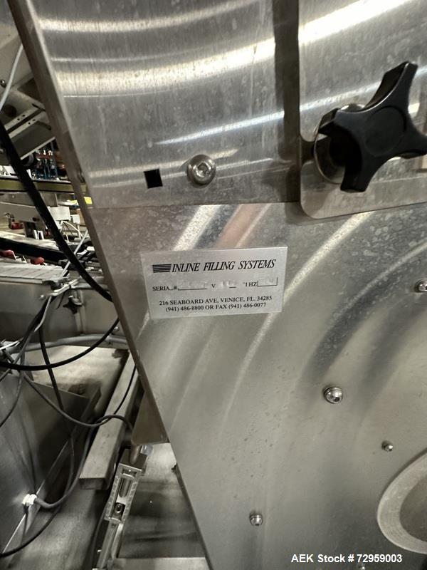 Used Combibloc (Sig) Model 112-32 Aseptic Brick Pack Cartoning Lines. The fillers are capable of running 125 ml, 150 ml, 200 ml or 250 ml cartons (with changeparts). Has Sig Beckhoff HMI with Siemens...