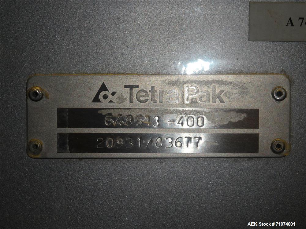 Used Tetra Pak TBA21 Form, Fill and Sealing Line