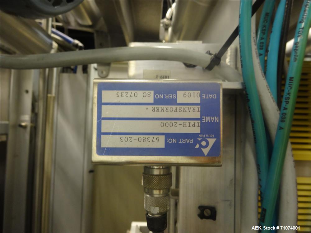 Used Tetra Pak TBA21 Form, Fill and Sealing Line