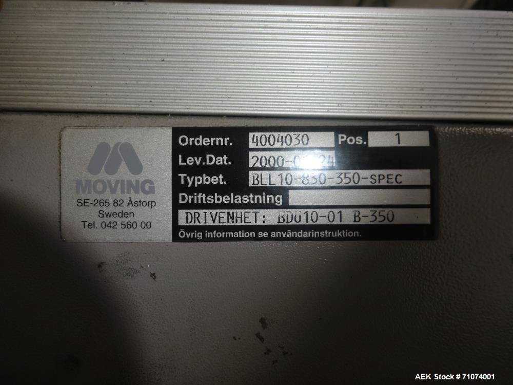 Used Tetra Pak TBA21 Form, Fill and Sealing Line