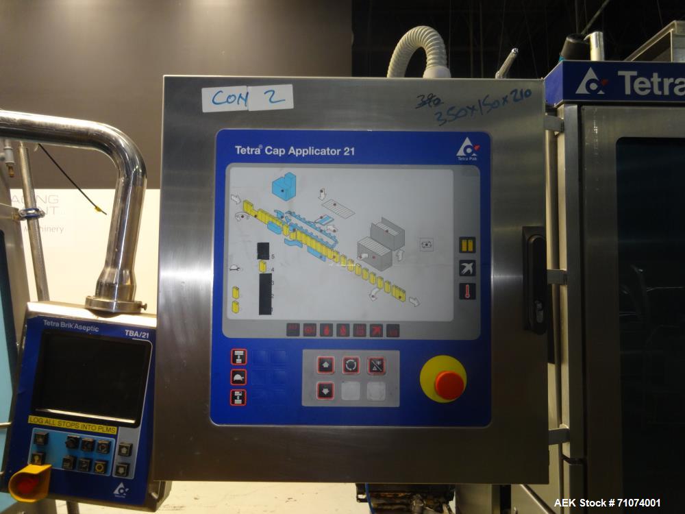 Used Tetra Pak TBA21 Form, Fill and Sealing Line