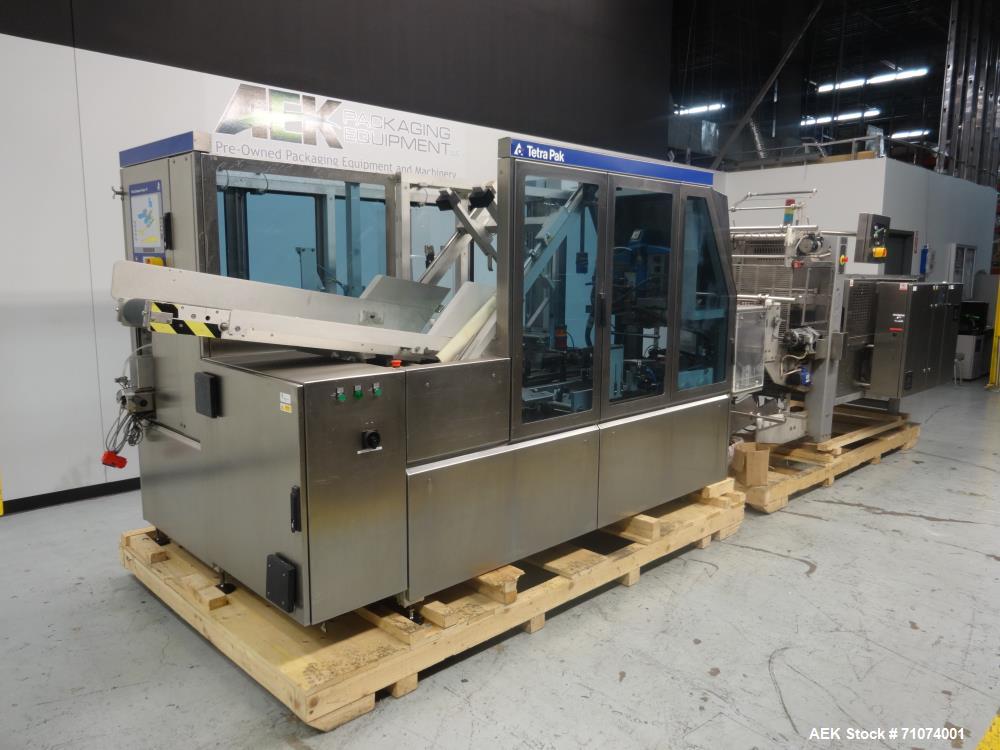 Used Tetra Pak TBA21 Form, Fill and Sealing Line