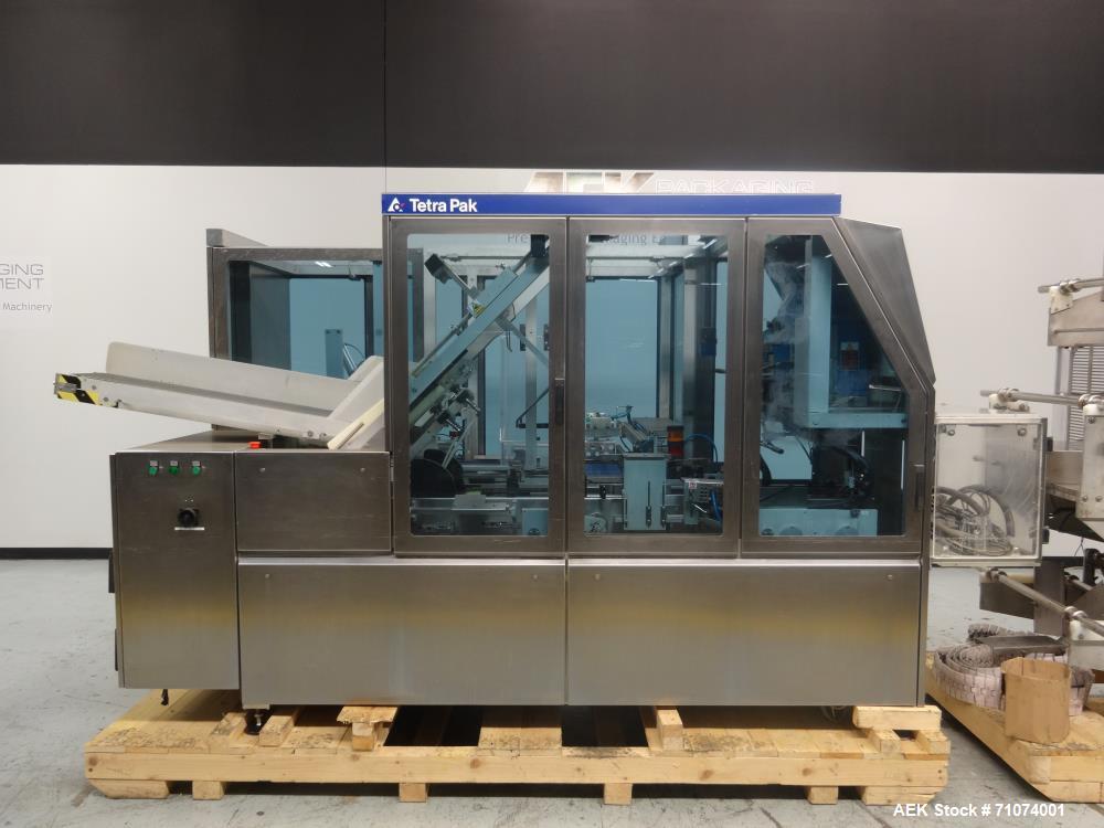 Used Tetra Pak TBA21 Form, Fill and Sealing Line