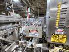 Used Combibloc (Sig) Model 112-32 Aseptic Brick Pack Cartoning Lines. The fillers are capable of running 125 ml, 150 ml, 200 ml or 250 ml cartons (with changeparts). Has Sig Beckhoff HMI with Siemens...