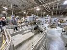 Used Combibloc (Sig) Model 112-32 Aseptic Brick Pack Cartoning Lines. The fillers are capable of running 125 ml, 150 ml, 200 ml or 250 ml cartons (with changeparts). Has Sig Beckhoff HMI with Siemens...