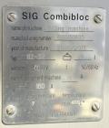 Gebraucht- Combibloc (Sig) Modell 112-32 aseptische Kartonierlinien für Ziegelpackungen. Die Füller sind in der Lage, 125-ml...