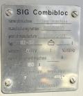 Used Combibloc (Sig) Model 112-32 Aseptic Brick Pack Cartoning Lines. The fillers are capable of running 125 ml, 150 ml, 200 ml or 250 ml cartons (with changeparts). Has Sig Beckhoff HMI with Siemens...