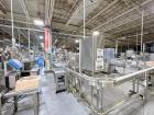 Used Combibloc (Sig) Model 112-32 Aseptic Brick Pack Cartoning Lines. The fillers are capable of running 125 ml, 150 ml, 200 ml or 250 ml cartons (with changeparts). Has Sig Beckhoff HMI with Siemens...