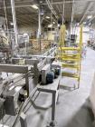 Used Combibloc (Sig) Model 112-32 Aseptic Brick Pack Cartoning Lines. The fillers are capable of running 125 ml, 150 ml, 200 ml or 250 ml cartons (with changeparts). Has Sig Beckhoff HMI with Siemens...