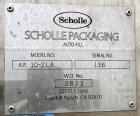 Scholle Dual Head Aseptic Bag Filler, Model AF-10-2-LA