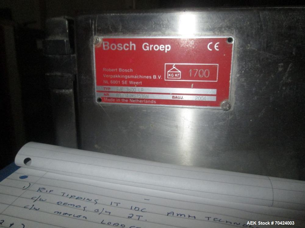 Used- Bosch SVE 3600 LR Vertical Bagger for Milk Powder/Infant Formula Bagger