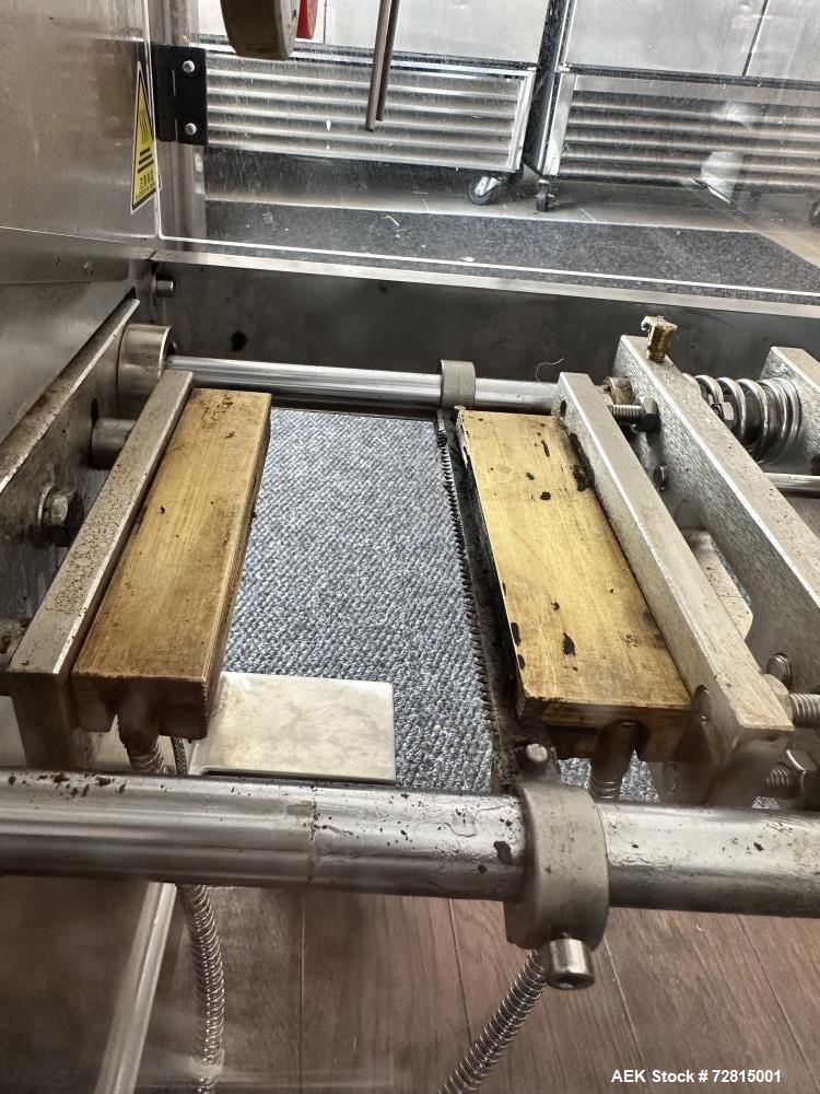 Used Shanghai Goldsen Model GD-320Y Vertical Single Lane Stick Pack Machine