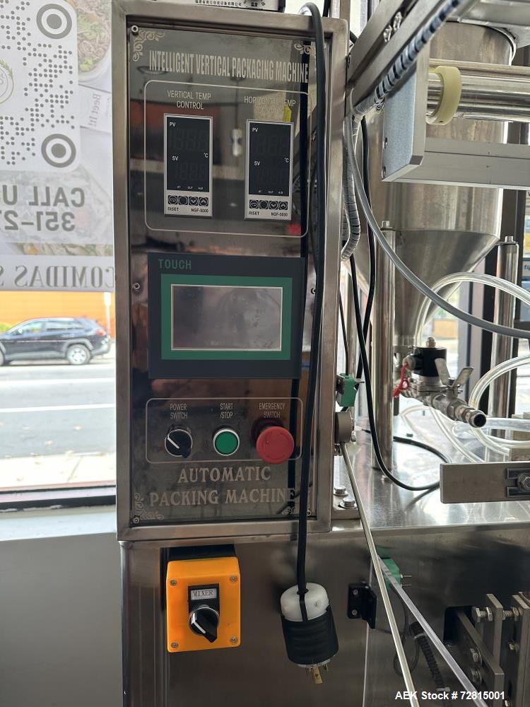 Used Shanghai Goldsen Model GD-320Y Vertical Single Lane Stick Pack Machine