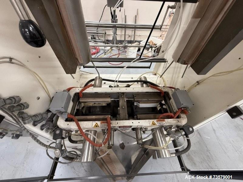 Used General Packaging Model 80WA2P Vertical Form Fill & Seal Machine | 1.25–10” Bags | 17” Web | Spice Packaging Line