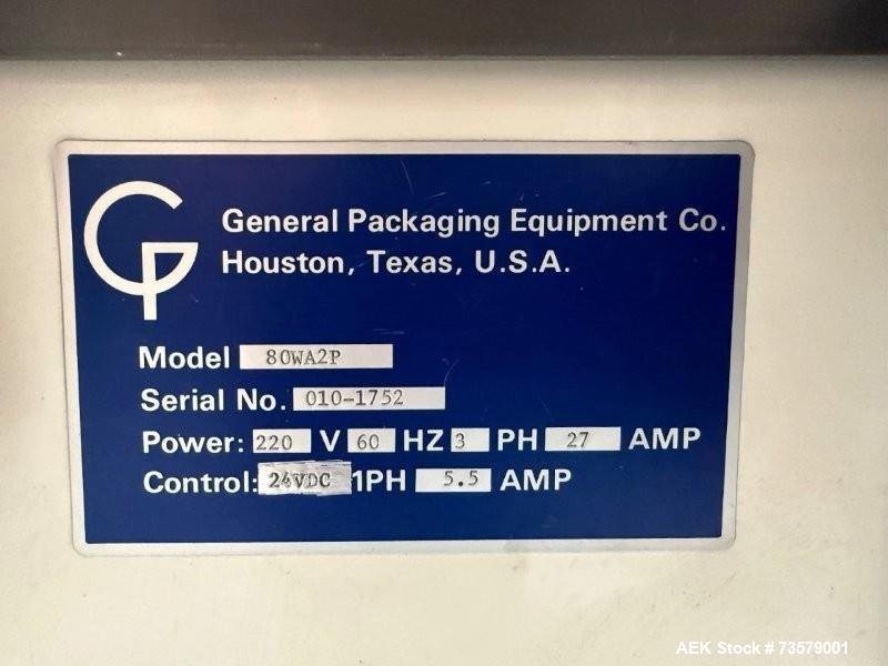 Used General Packaging Model 80WA2P Vertical Form Fill & Seal Machine | 1.25–10” Bags | 17” Web | Spice Packaging Line