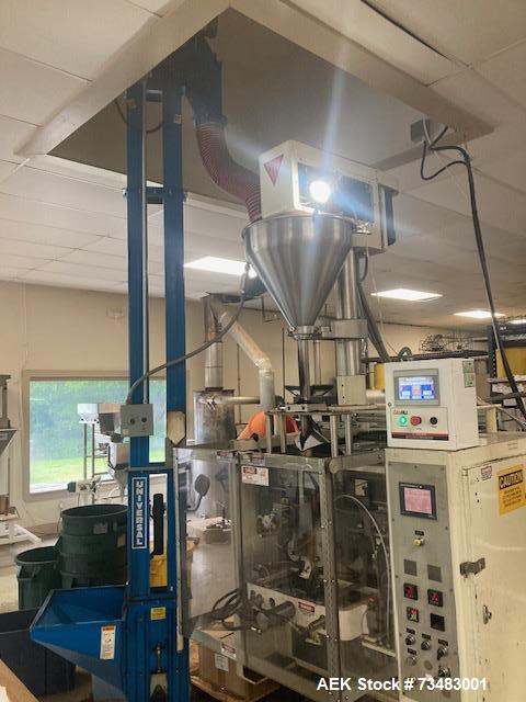 Used General Packaging Model 48 Vertical Form Fill Seal (VFFS) Machine – Up to 20 PPM, Auger Filler, Coffee Application