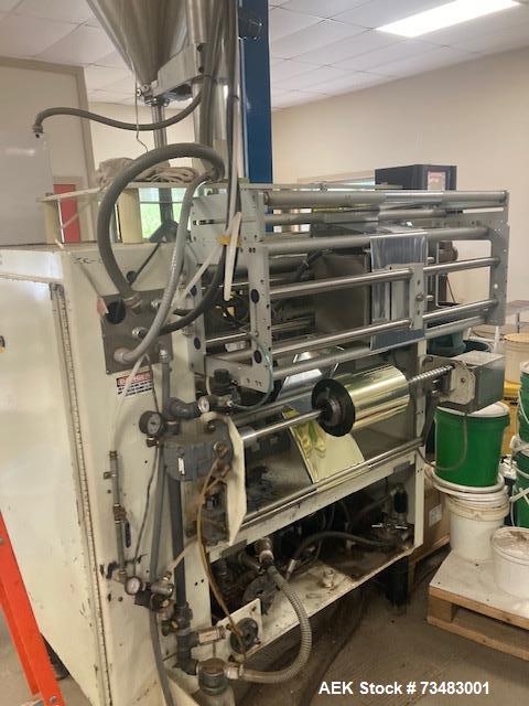 Used General Packaging Model 48 Vertical Form Fill Seal (VFFS) Machine – Up to 20 PPM, Auger Filler, Coffee Application
