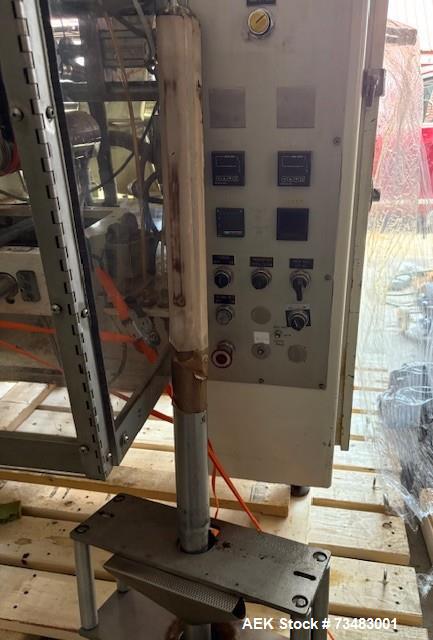 Used General Packaging Model 48 Vertical Form Fill Seal (VFFS) Machine – Up to 20 PPM, Auger Filler, Coffee Application