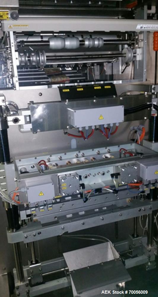 Used Viking Masek Model HBV4C Stick Pack Form, Fill and Seal Machine.
