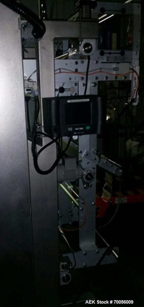 Used Viking Masek Model HBV4C Stick Pack Form, Fill and Seal Machine.