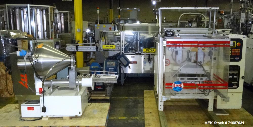 Used- Ilapak Vegatronic Model VT-300-P Vertical Form, Fill & Seal Machine