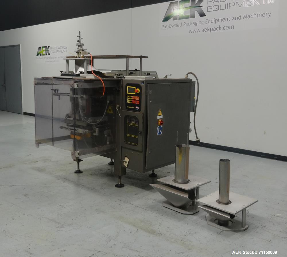Used Ilapak Vegatronic Model VT400S Vertical Form Fill Seal Pouch Pac used-ilapak-vegatronic-model-vt400s-vertical-form-fill-seal-pouch-pac