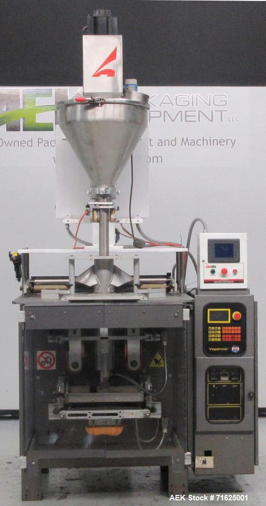 Used Ilapak Vegatronic Model VT400S Vertical Form Fill Seal Pouch Packer