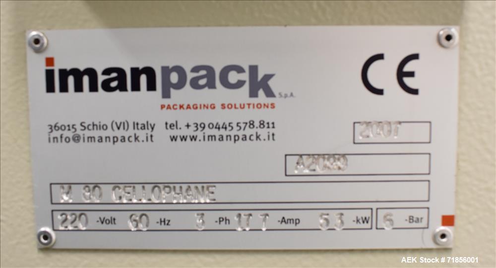 Used Imanpack Model M80 Vertical Form Fill Seal Machine