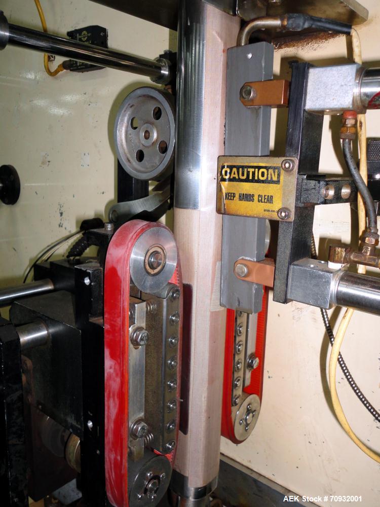Used Keypak V200B Vertical Form Fill Seal Machine with Mateer 1900 Auger Filler