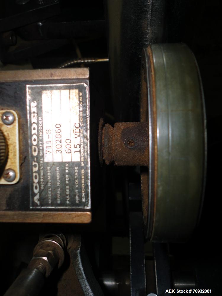 Used- Keypak V200B Vertical Form Fill Seal Machine with Mateer 1900 Auger Filler