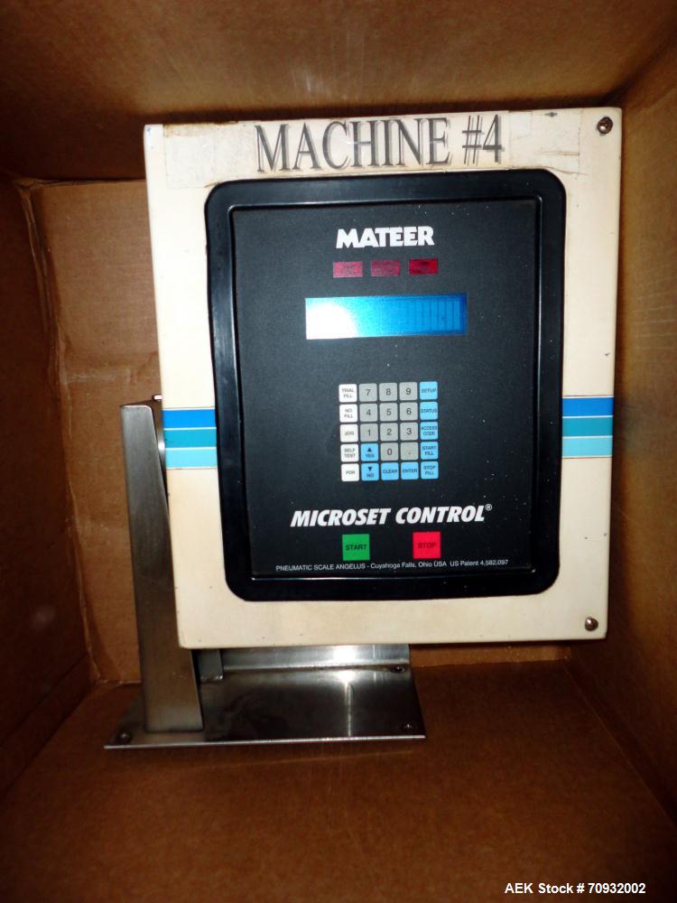 Used Keypak V300B Vertical Form Fill Seal Machine with Mateer 1900 Auger Filler