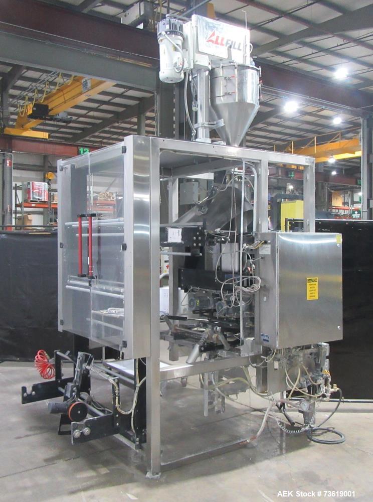 Used Matrix Packaging Pro Series 201823 Vertical Form Fill Seal Machine with All-Fill Auger Filler