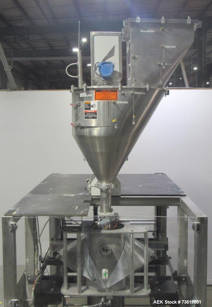 Used Matrix Packaging Pro Series 201823 Vertical Form Fill Seal Machine with All-Fill Auger Filler